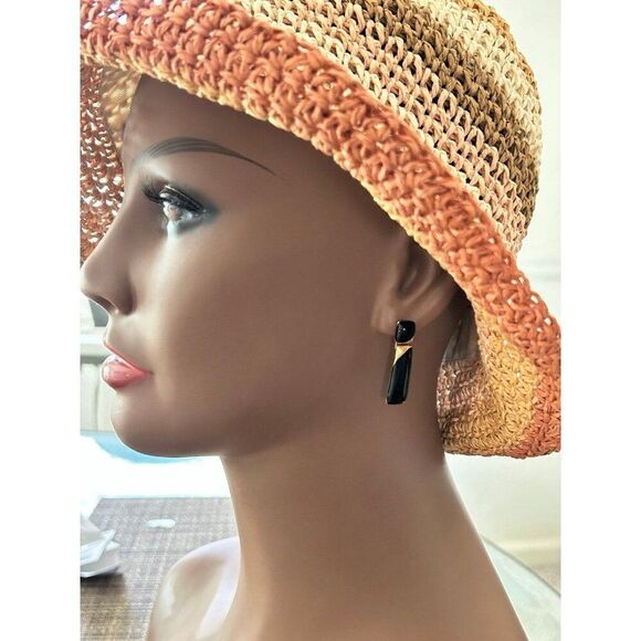 Black Drop Earrings - Picture 5 of 5